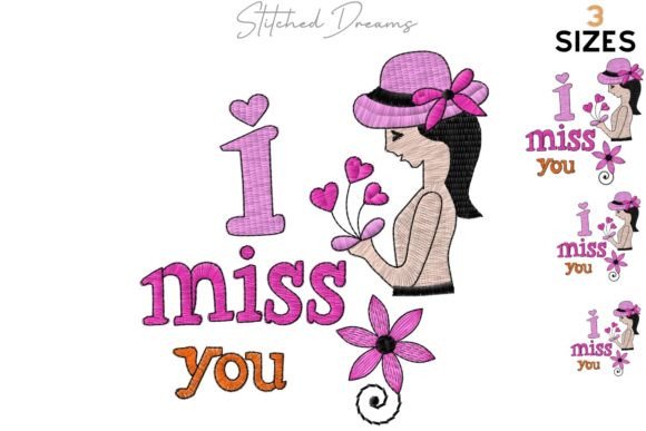 I Miss You: A Designer’s Review of a Heartfelt Embroidery Design