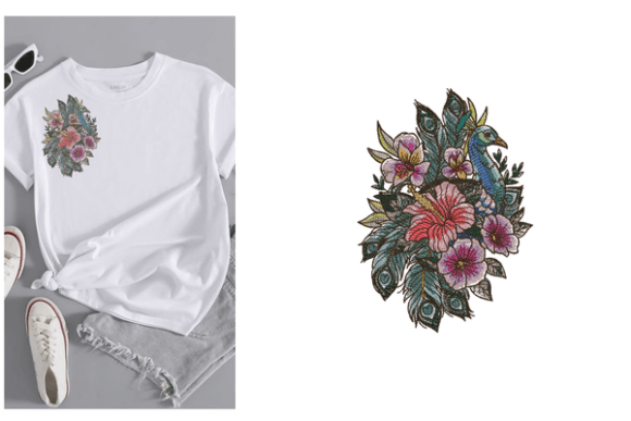 Peacock in Flowers: A Boutique Sweatshirt Review