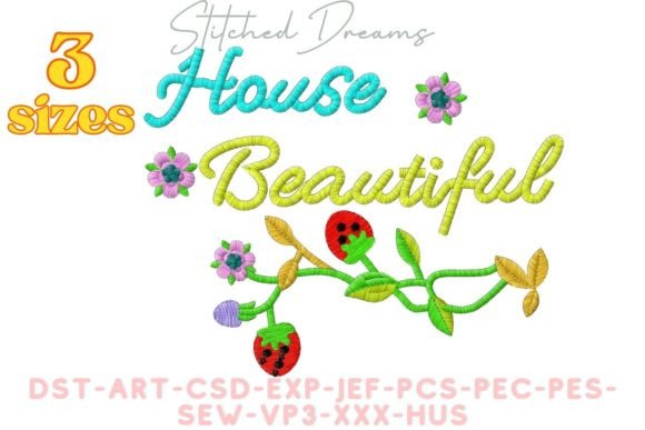 Review: Beautiful House Embroidery Design for Gifts