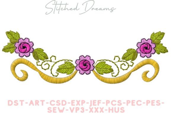 Review: Blend of Flowers Embroidery Design for Craft Fairs