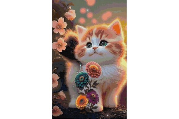Review: Cat and Flowers Cross Stitch PDF