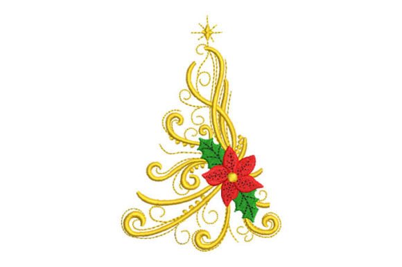 Review: Christmas Tree with Star and Flowers Design