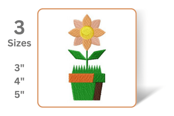 Review: Flower in a Pot Embroidery Design