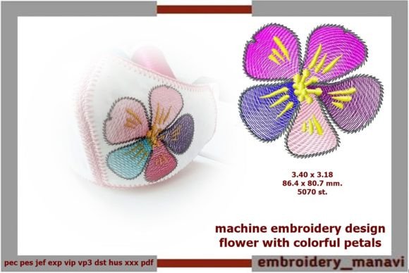 Review: Flower with Colorful Petals for Holiday Crafts