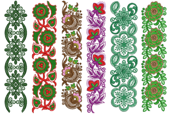 Review: Intricate Flowers Borders Set for Embroidery