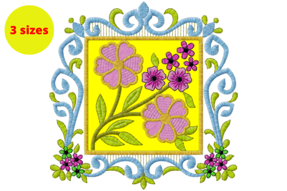 Review: Square Flowers Frame for Real Embroidery Projects