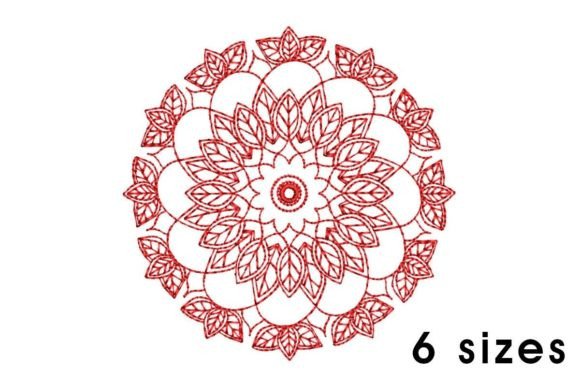 Reviewing Mandala Flowers Center Leaves Circular