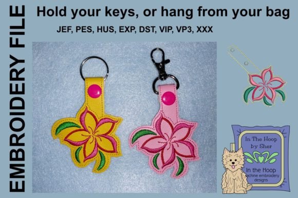 Reviewing the Swirly Flower Key Fob Design